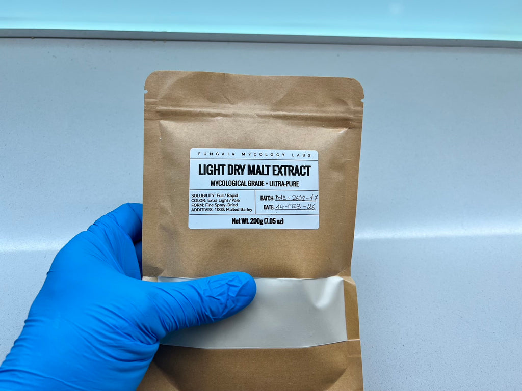 Light Dry Malt Extract DME - Mycology Nutrient, Liquid Culture Media (200g)