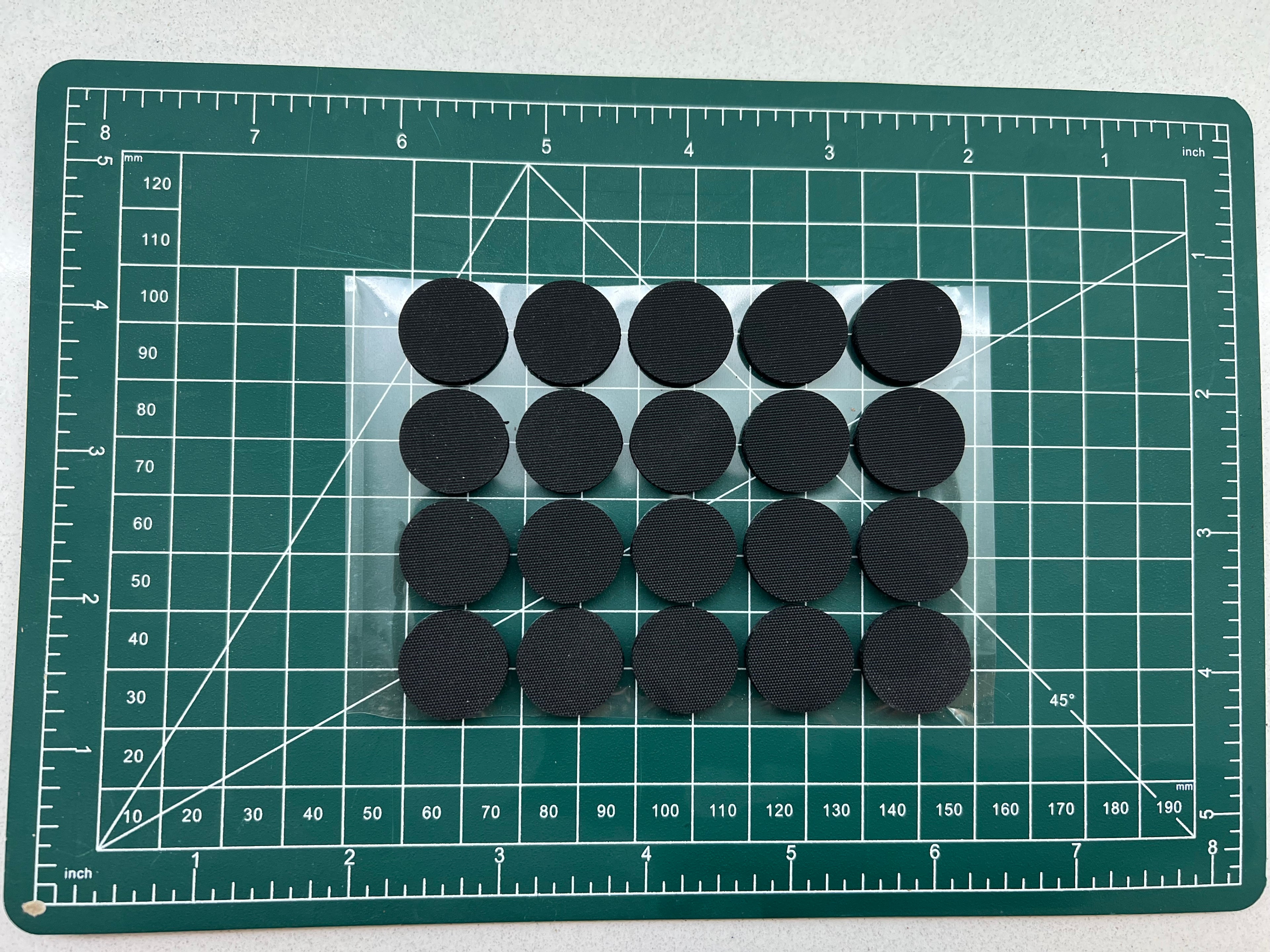 20 Self-Healing Injection Ports 18mm | Mycology Inoculation Ports | 3M Adhesive Autoclavable