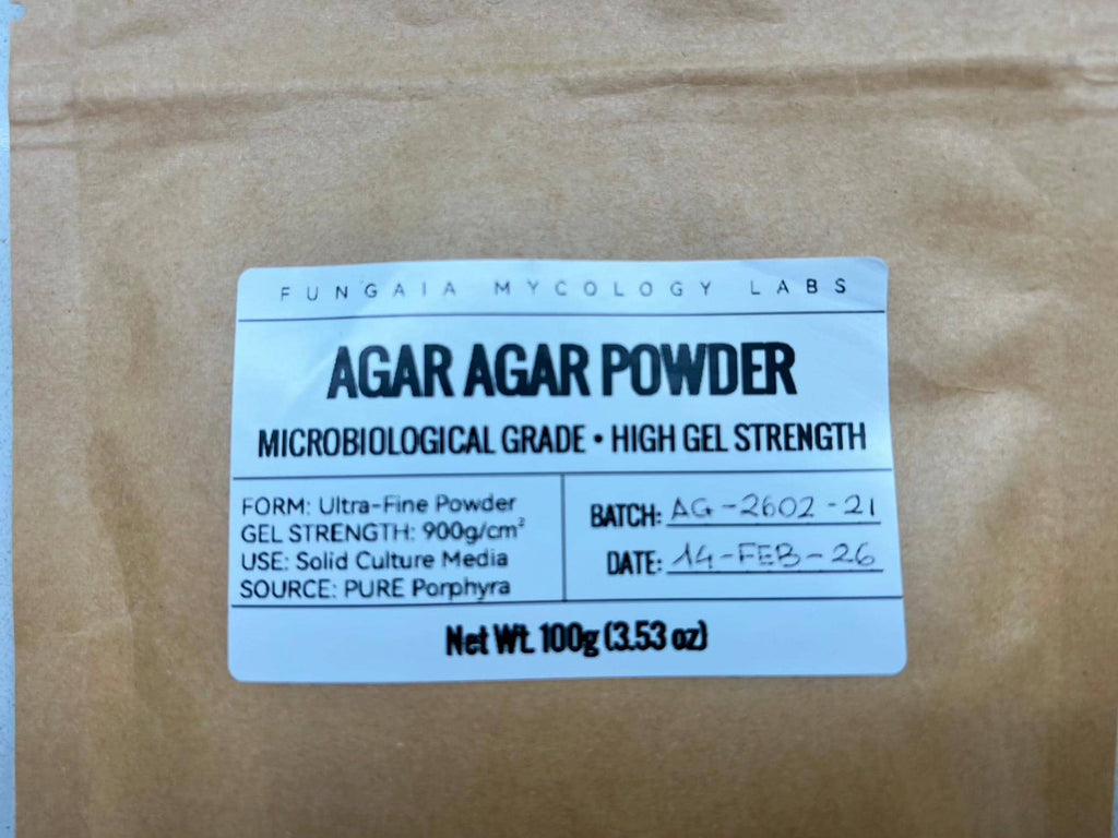 Pure Agar Agar Powder 100g Lab Grade Mycology Gelling Agent Petri Dish Media Ingredient