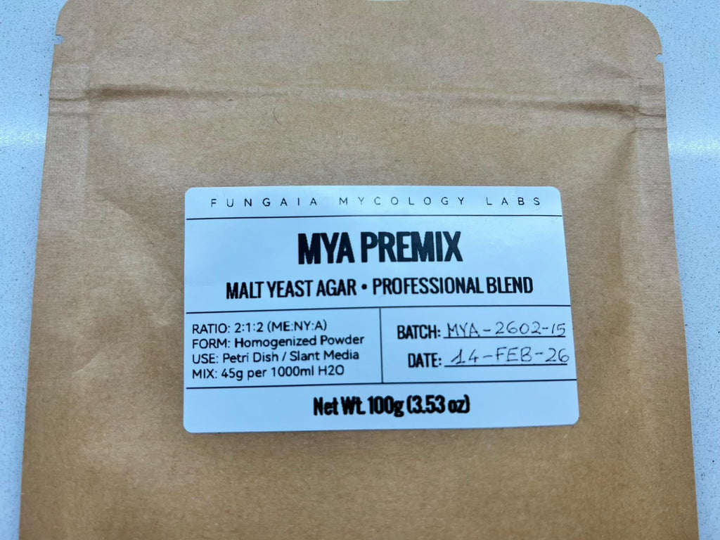 MYA Premix Malt Yeast Agar 100g Professional Blend Mycology Petri Dish Nutrient Media