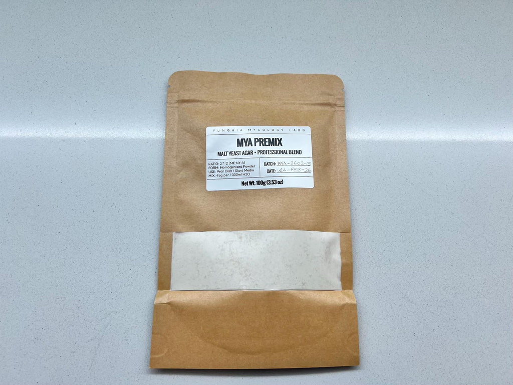 MYA Premix Malt Yeast Agar 100g Professional Blend Mycology Petri Dish Nutrient Media