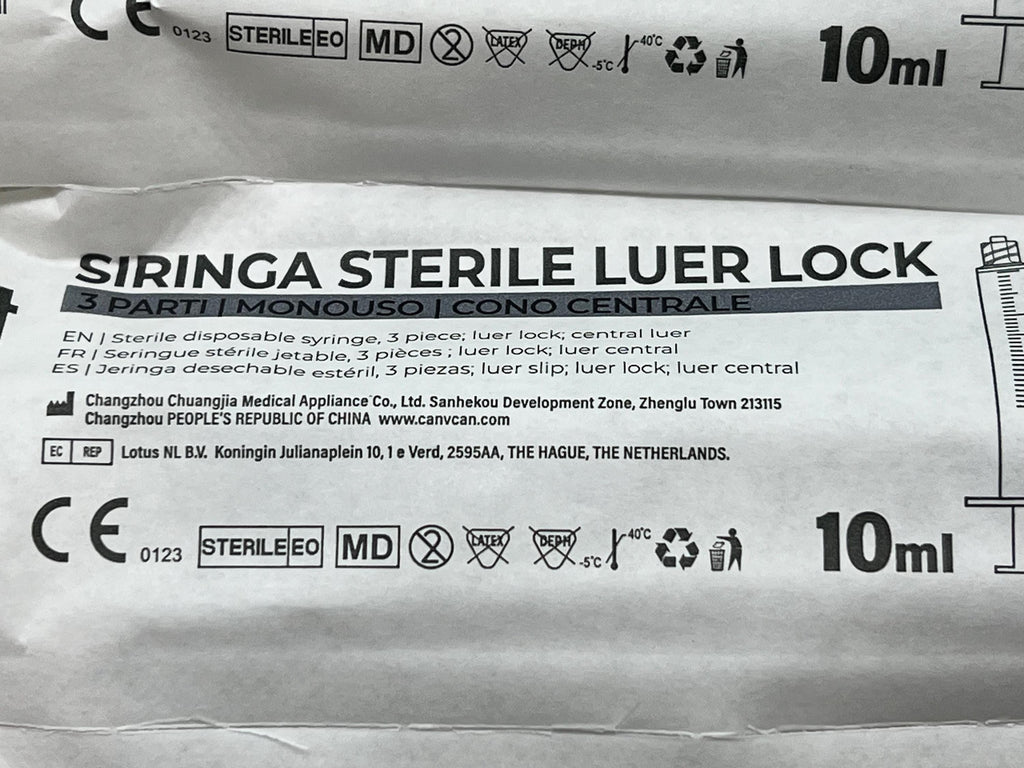 KIT Sterile Erogatori LUER Lock 10ml - 5 PACK