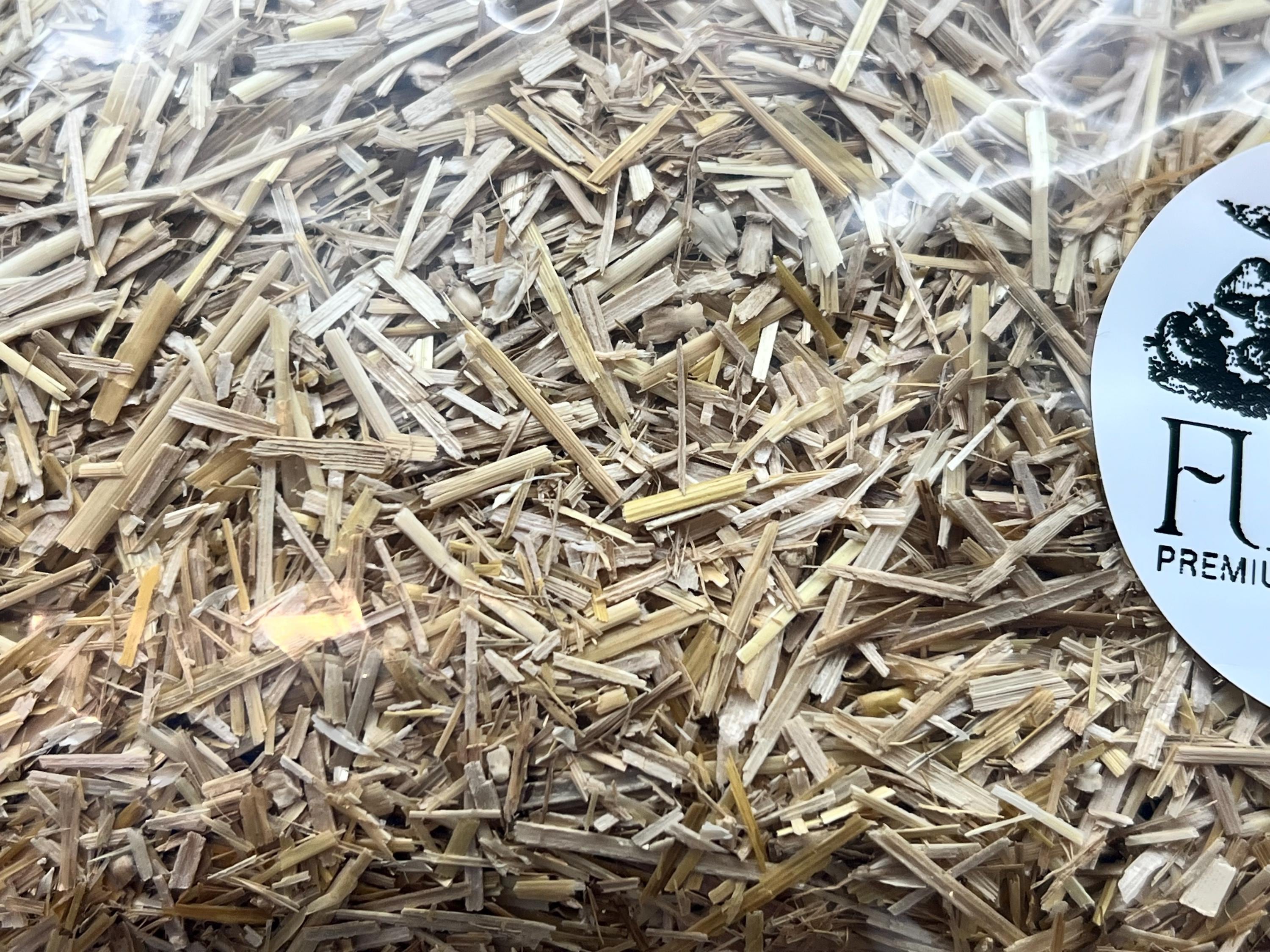 Italian Wheat Straw Mushroom Substrate - Chopped & Dedusted 500g