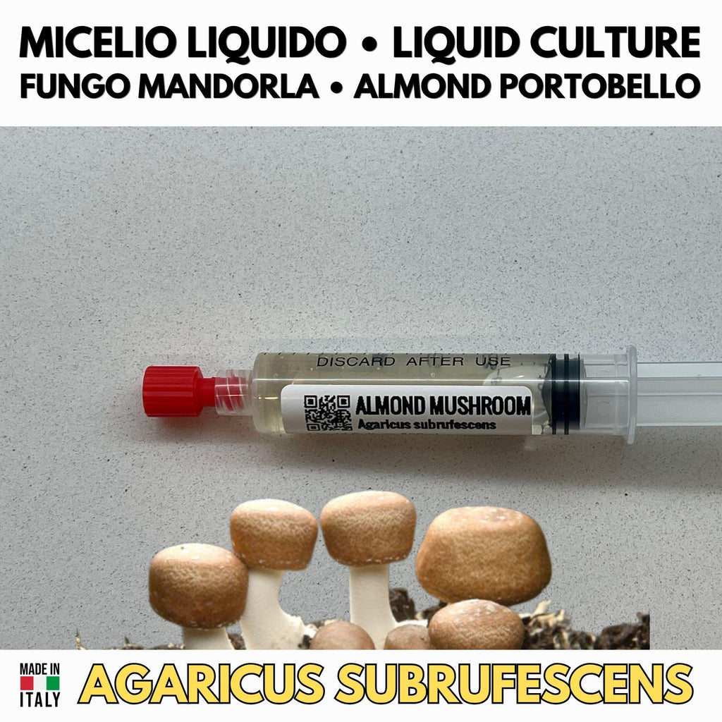 CVG Growers Collection – 3 Colture Liquide | Prataiolo Coprino Fungo Mandorla | Kit Coltivazione Substrato Naturale