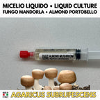 CVG Growers Collection – 3 Colture Liquide | Prataiolo Coprino Fungo Mandorla | Kit Coltivazione Substrato Naturale