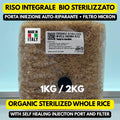 Riso Integrale Bio 1kg/2kg Spawn Autoclave • Porta SHIP • Substrato Funghi