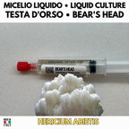 Hericium Collection – 3 Colture Liquide | Lion's Mane Ericio Corallino Bear's Head | Bundle Completo Famiglia Hericium