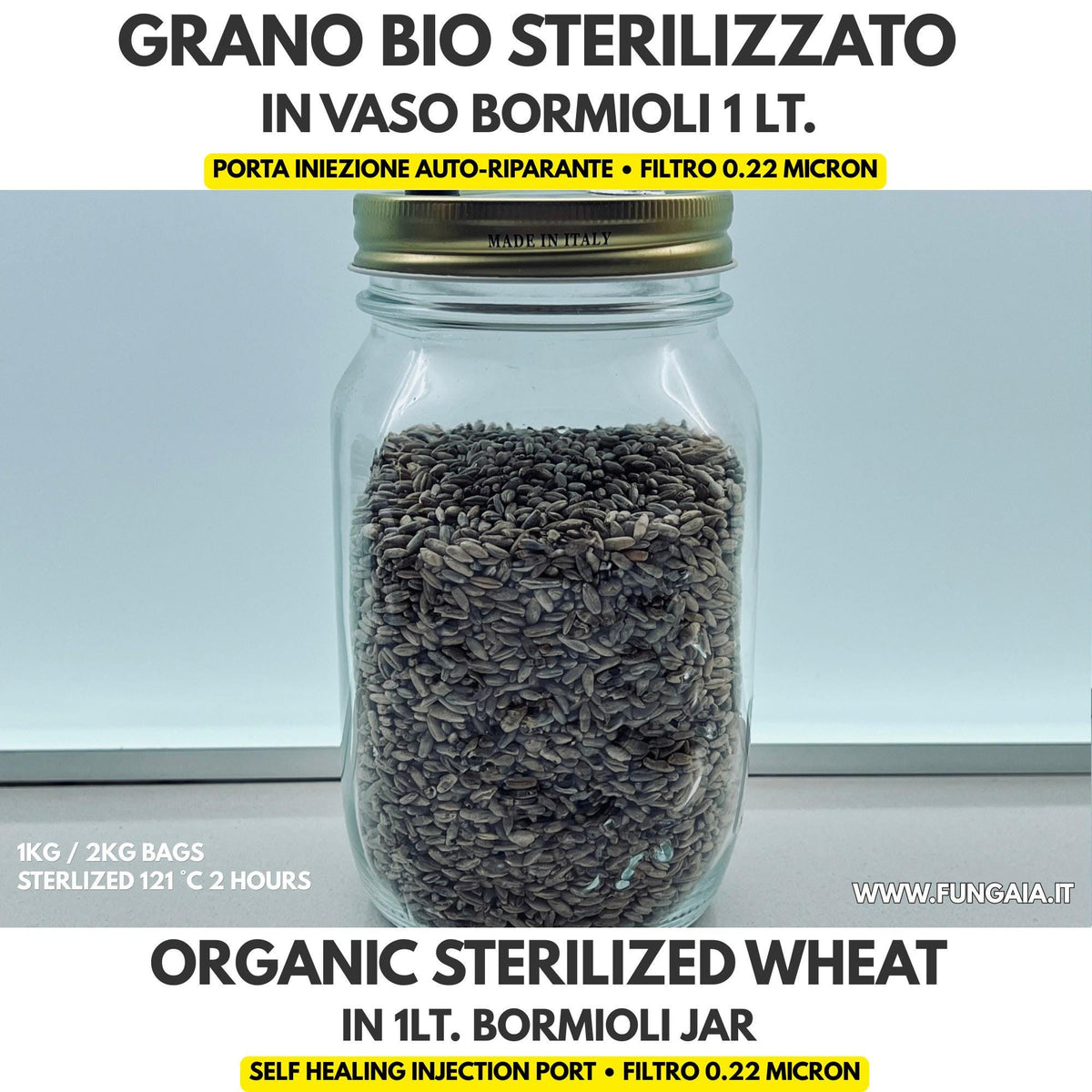 Grano Bio Sterilizzato — Vaso Bormioli 1L