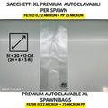 XL autoclavable mushroom spawn bag with 0.22 micron filter