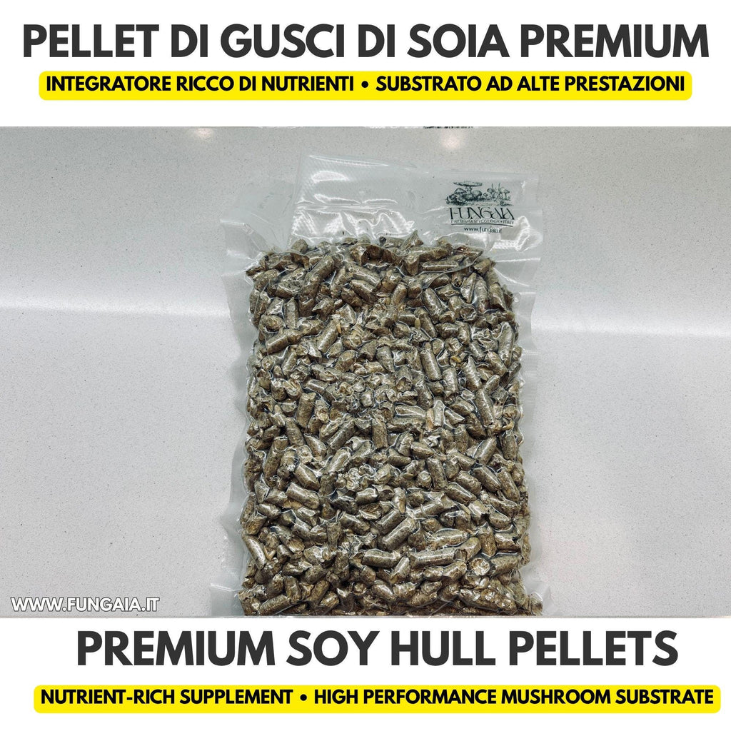 Premium soy hull pellets for mushroom substrate