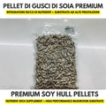 Premium soy hull pellets for mushroom substrate